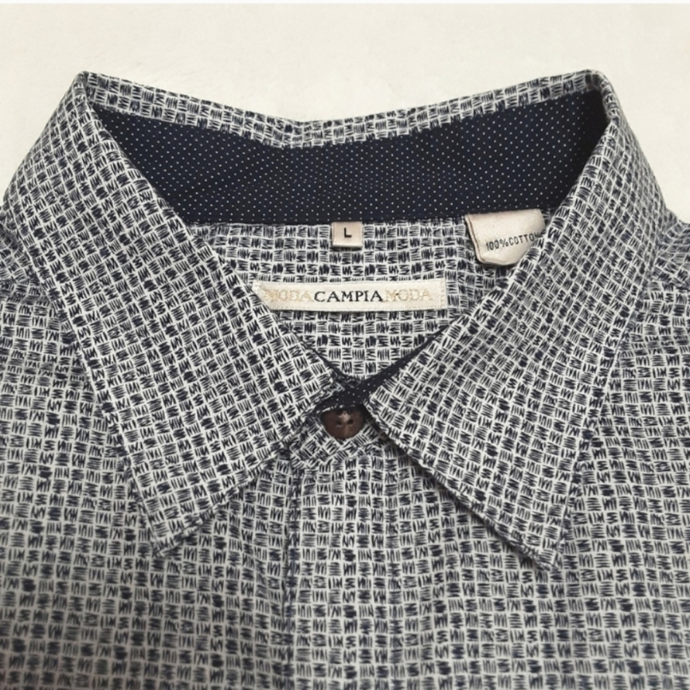 Moda Button Up Shirt Mens Large - Picture 5 of 12